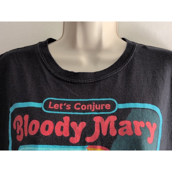Creep Co Shirt Men's XL Black Let's Conjure Bloody Mary Hobbies & Games Horror - Picture 2 of 7